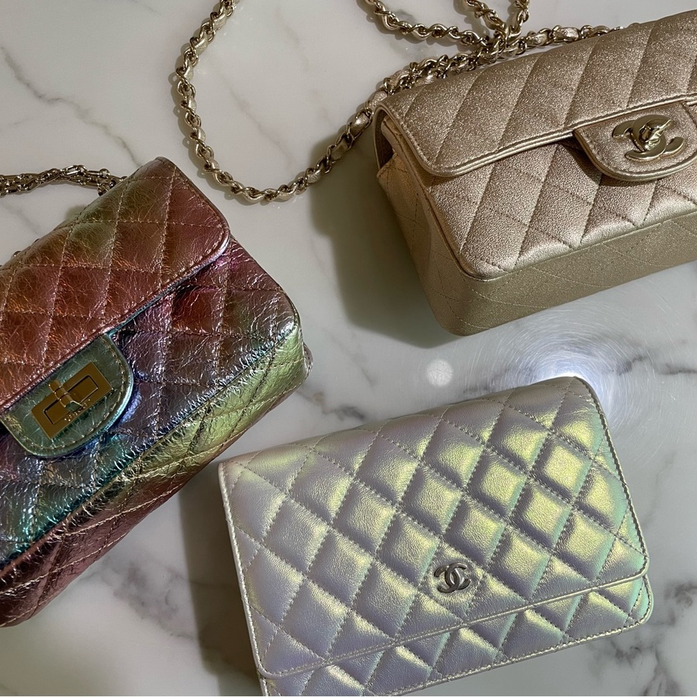 Chanel- Iridescent Ivory WOC